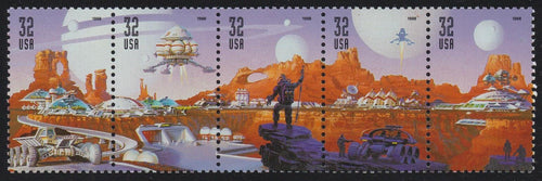 # 3242a (1998) Space Discovery - Strip/5, MNH