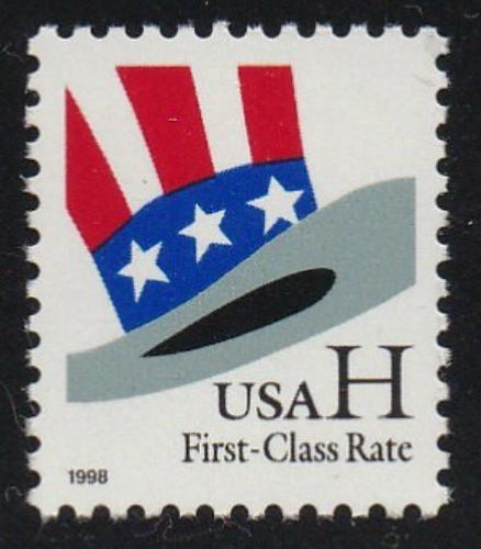 # 3260 (1998) Hat 'H', WAG, SG - Sgl, MNH