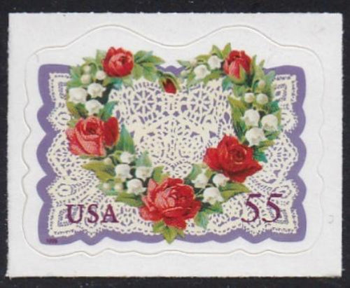 # 3275 (1999) Love, Victorian Wreath - Sgl, MNH