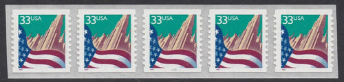 # 3282 (1999) Flag Over City - PS/5, #1111, MNH