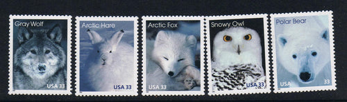 # 3288-92 (1999) Animals - Sgls, Set/5, MNH