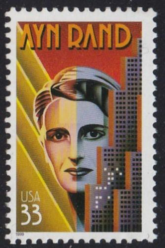 # 3308 (1999) Ayn Rand - Sgl, MNH