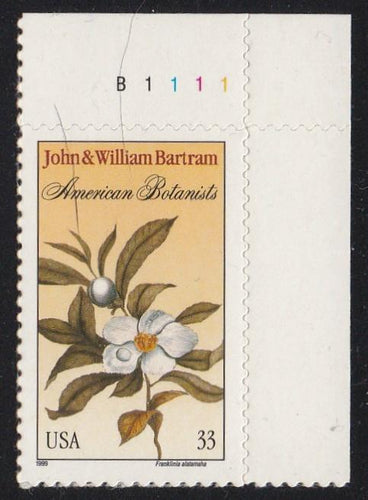 # 3314 (1999) Botanists - Plt sgl, UR #B1111, MNH