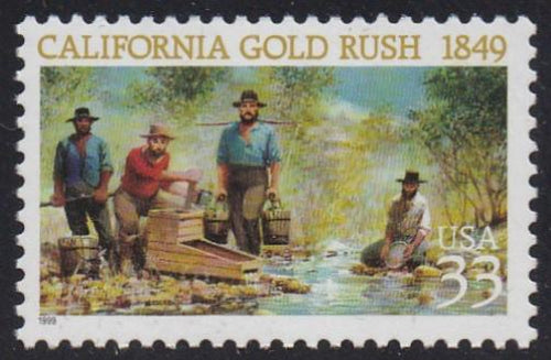 # 3316 (1999) California Gold Rush - Sgl, MNH