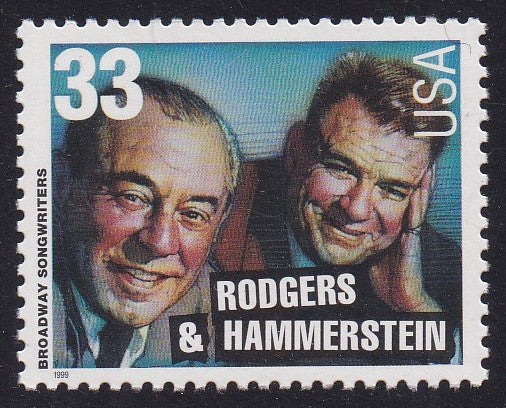 # 3348 (1999) Broadway Songwriters - Sgl, MNH