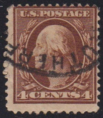 # 334 (1908) Washington - Sgl, Used [1]