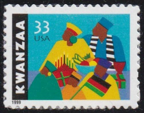 # 3368 (1999) Kwanzaa - Sgl, MNH