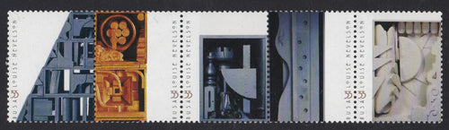 # 3379-83 (2000) Louise Nevelson, Sculptor - Strip/5, MNH