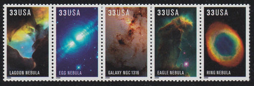 # 3384-88 (2000) Hubble Space Telescope - Strip/5, MNH