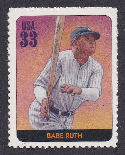 # 3408h (2000) Babe Ruth - Sgl, MNH
