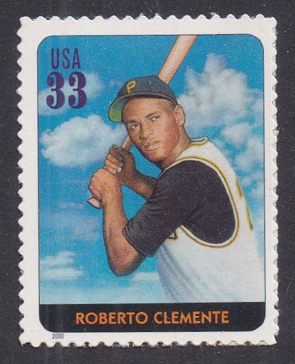 # 3408j (2000) Clemente - Sgl, MNH
