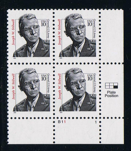 # 3420 (2000) Stilwell - PB, LR #B11-1, MNH