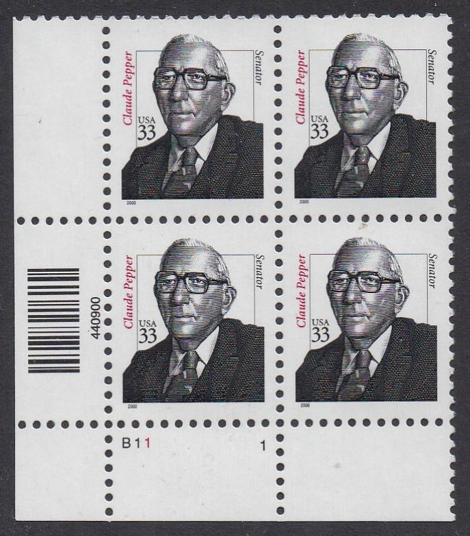 # 3426 (2000) Pepper - PB, LL #B11-1, MNH