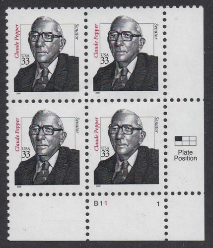 # 3426 (2000) Pepper - PB, LR #B11-1, MNH