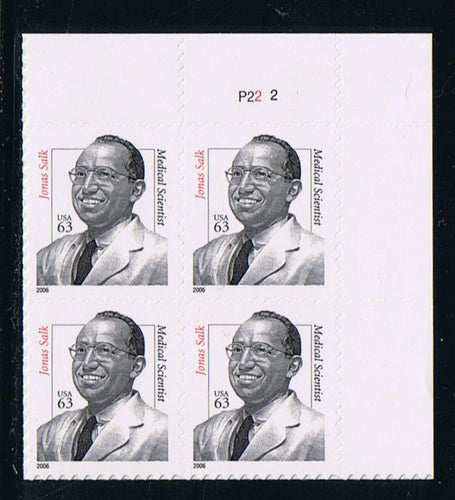 # 3428 (2006) Jonas Salk - PB, UR #P22-2, MNH
