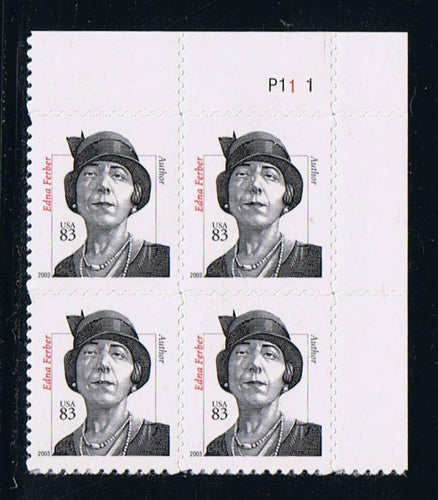 # 3434 (2003) Edna Ferber, DC 11.25 - PB, UR #P11-1, MNH