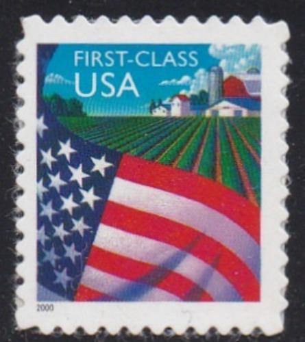 # 3449 (2000) Flag over Farm, SA - Sgl, MNH