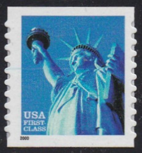 # 3453b (2000) Statue of Liberty - Coil sgl, MNH