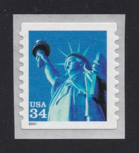 # 3466 (2001) Statue of Liberty - Coil sgl, MNH