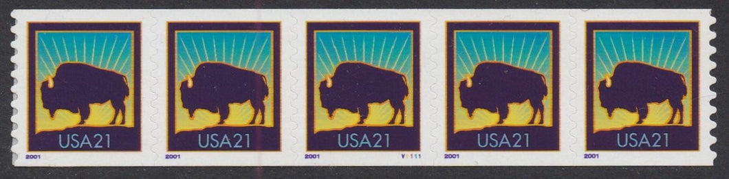 # 3475 (2001) Buffalo - PS/5, #V1111, XF MNH