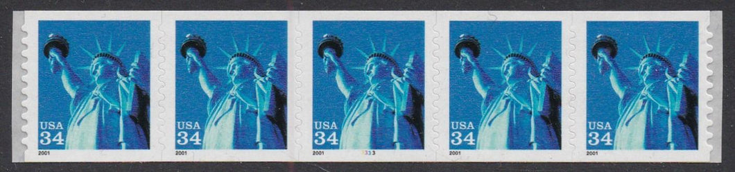 # 3477 (2001) Statue of Liberty - PS/5, 3333, MNH