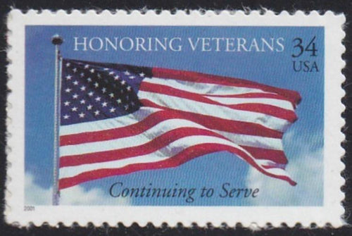# 3508 (2001) Veterans - Sgl, MNH