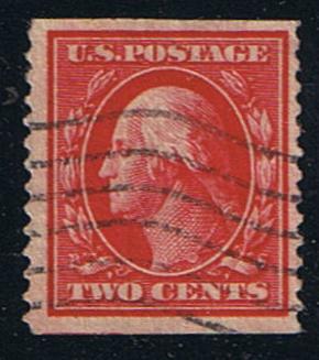 # 353 (1909) Washington Pair - Coil sgl, Used