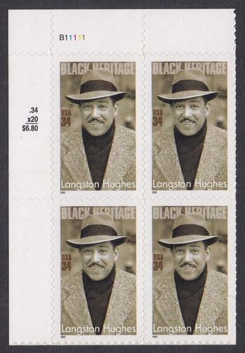# 3557 (2002) Hughes - PB, UL #B11111, MNH