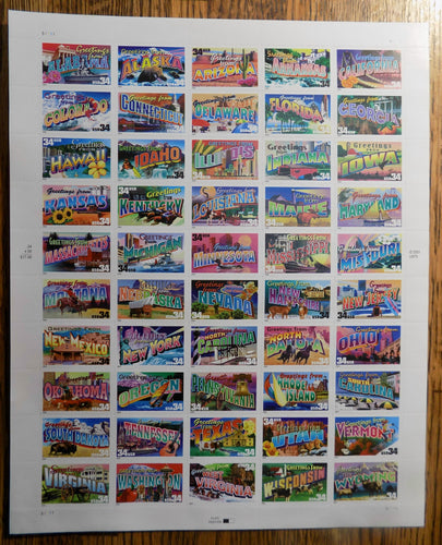 # 3561-3610 (2002) Greetings - Pane, Left, MNH