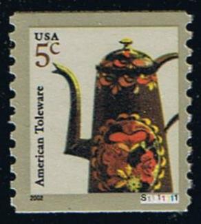 # 3612 (2002) Toleware Coffeepot - PS/1, VF MNH