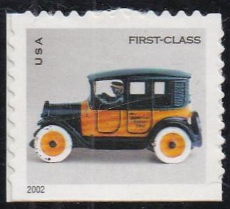 # 3628 (2002) Antique Toys, Taxi - Bklt sgl, MNH