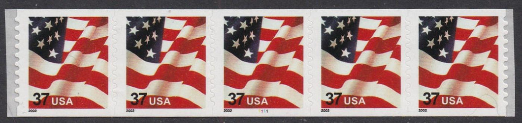 # 3632 (2002) Flag, 2002 year date - PS/5, #1111, MNH