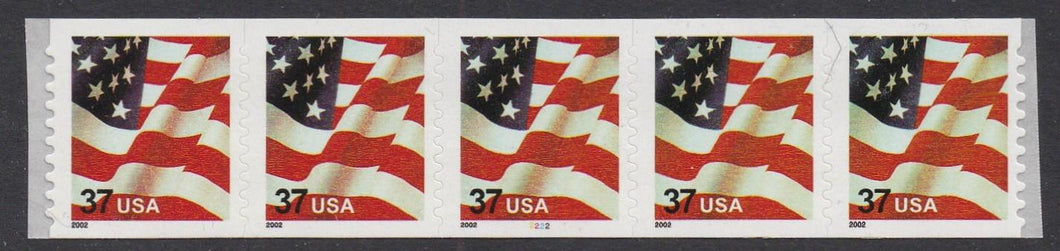 # 3632 (2002) Flag, 2002 year date - PS/5, #2222, MNH