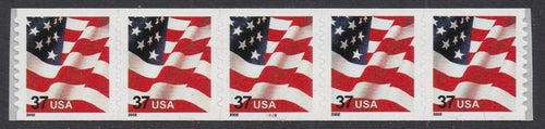 # 3632 (2002) Flag, 2002 year date - PS/5, #9999, XF, MNH
