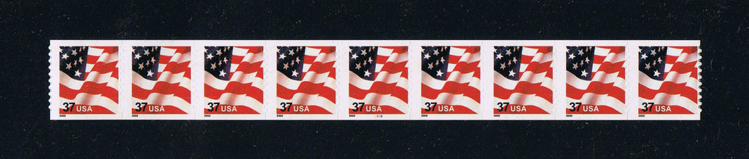 # 3632 (2002) Flag, 2002 year date - PS/9, #9999, FVF MNH