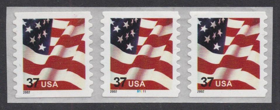 # 3633 (2002) Flag, 2002 year date - PS/3, #S1111, MNH