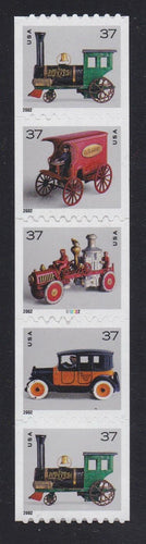 # 3638-41 (2002) Christmas Toys - PS/5, #B12222, MNH