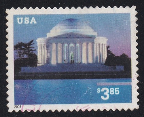# 3647A (2003) Jefferson Memorial, 2003 Year Date - Sgl, Used