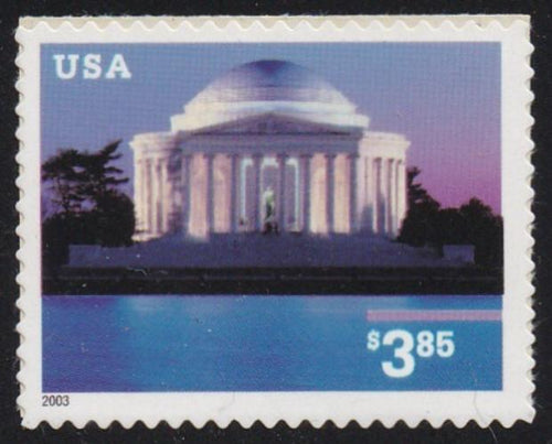 # 3647A (2003) Jefferson Memorial, 2003 Year Date - Sgl, MNH
