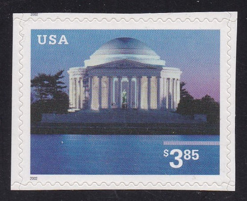 # 3647 (2002) Jefferson Memorial, 2002 year date - Sgl, Jumbo MNH