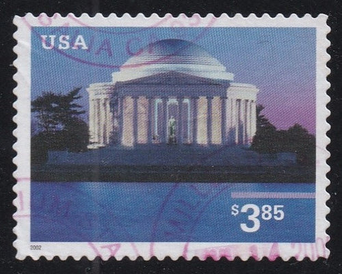# 3647 (2002) Jefferson Memorial, 2002 Year Date - Sgl, Used