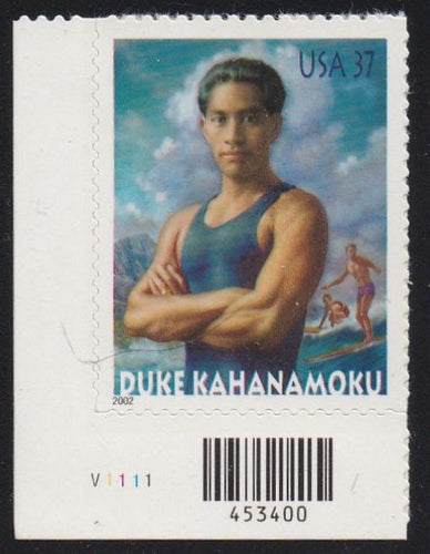 # 3660 (2002) Surfing King - Plt sgl, LL #V1111, MNH
