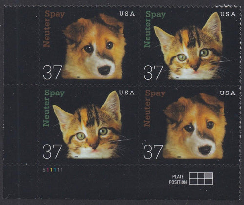# 3670-71 (2002) Neuter/Spay - PB, LL #S1111, MNH