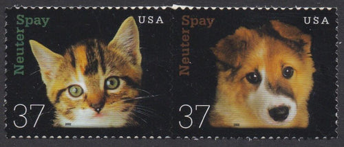 # 3670-71 (2002) Neuter/Spay - Pr, MNH