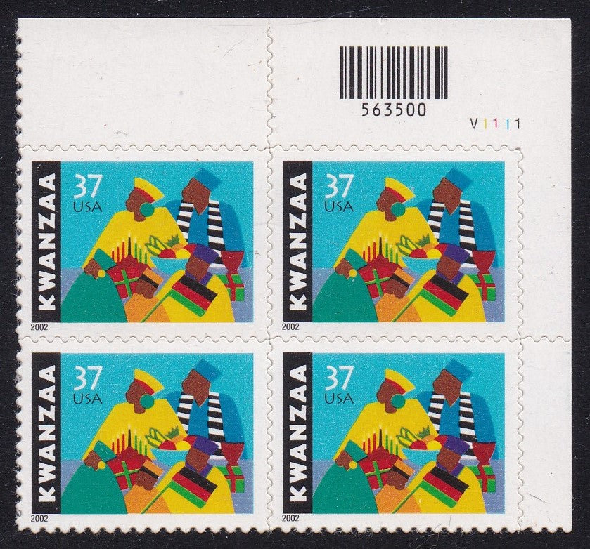 # 3673 (2002) Kwanzaa - PB, UR #V1111, MNH