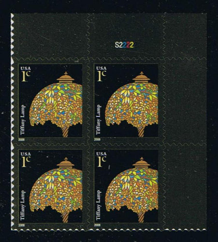 #3749A (2008) Tiffany Lamp, 2008 year date, LW UV Active - PB, UR #S22222, MNH