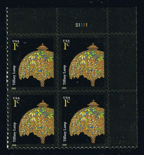 #3749A (2008) Tiffany Lamp, 2008 year date - PB, UR #S11111, MNH