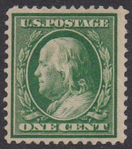 # 374 (1910) Franklin - Sgl, MH