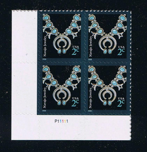 #3752 (2006) Navajo Necklace, 2006 year date, Microprint - PB, LL #P11111, MNH