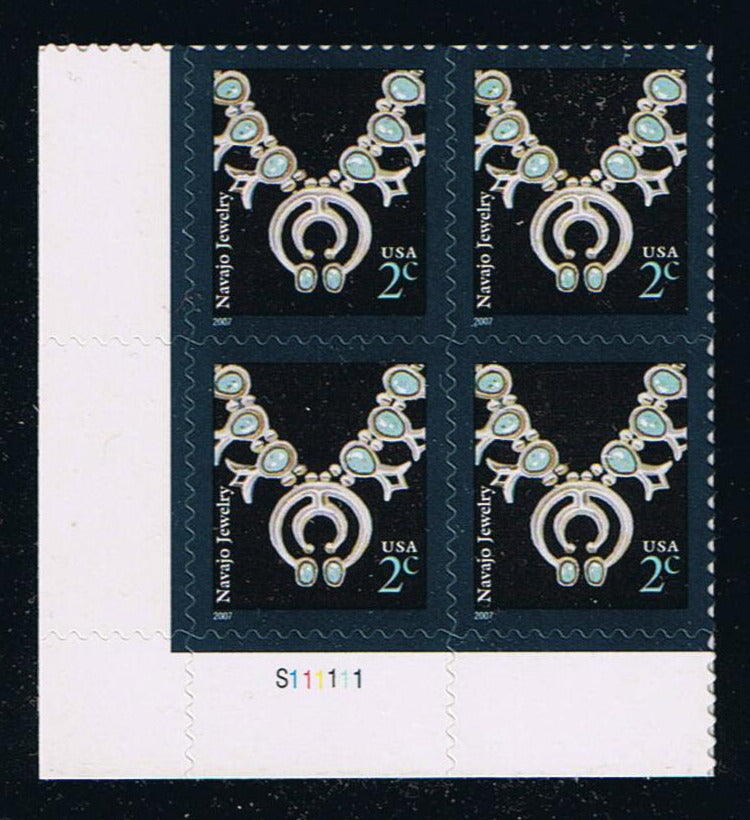 #3753 (2007) Navajo Necklace, 2007 year date - PB, LL #S111111, MNH